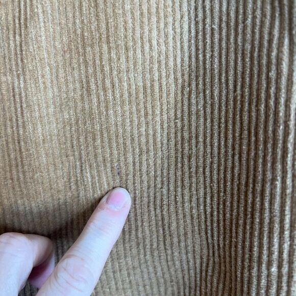 GeeGee Corduroy Chore Shirt Jacket Brown Button Front Field Utility Size 2X - Picture 11 of 11